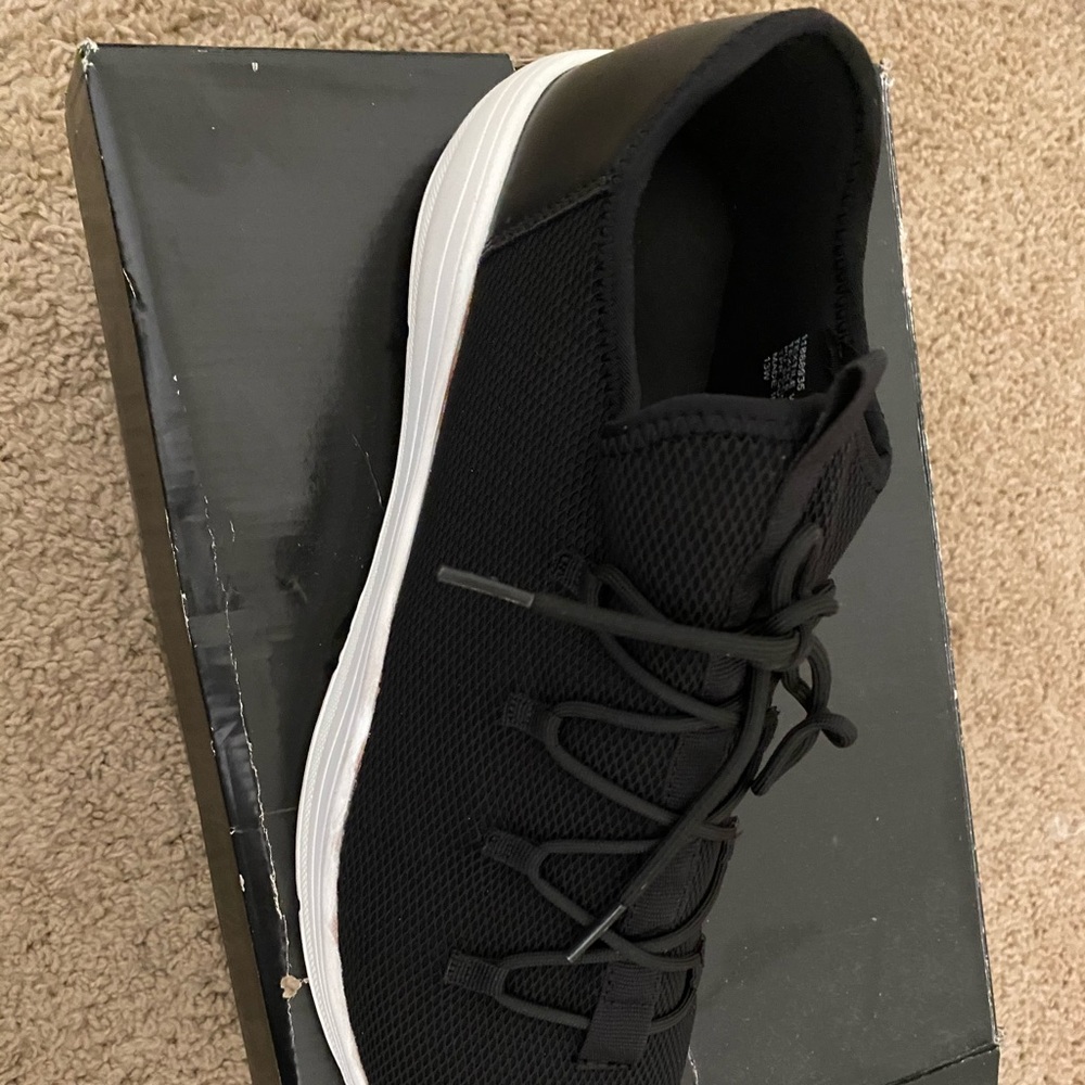 Brand new never worn black and white sneakers